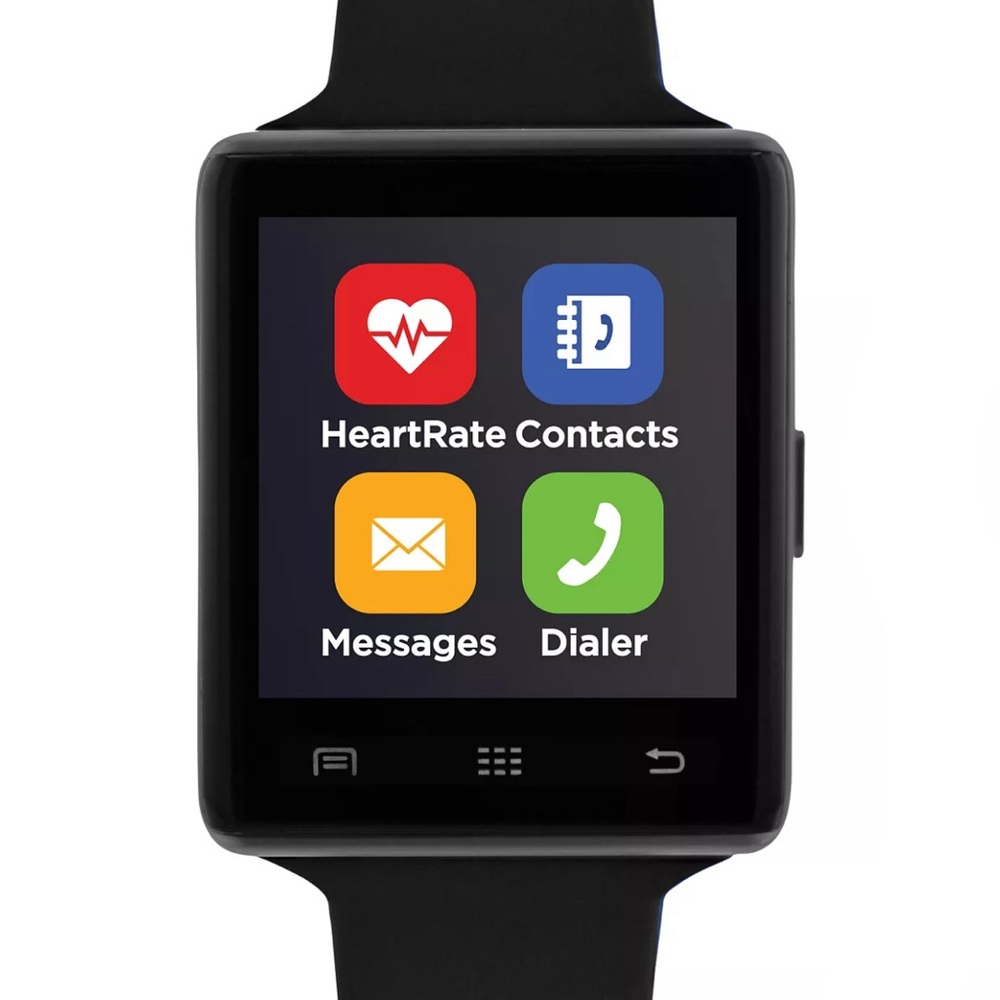 COPY - Air 2 Smartwatch 45mm Black Case with Black Strap.